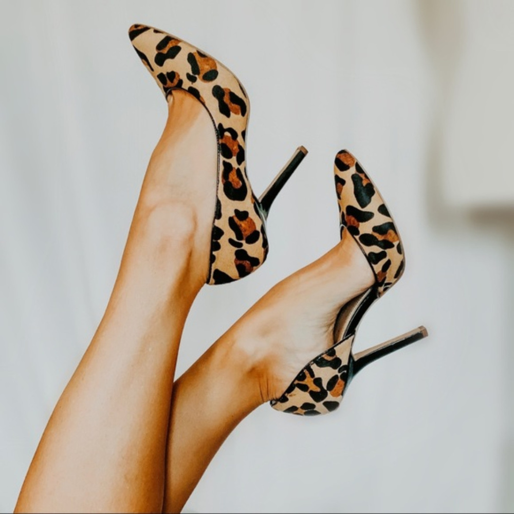 BCBGeneration Paris Jaze Leopard D'Orsay Pump